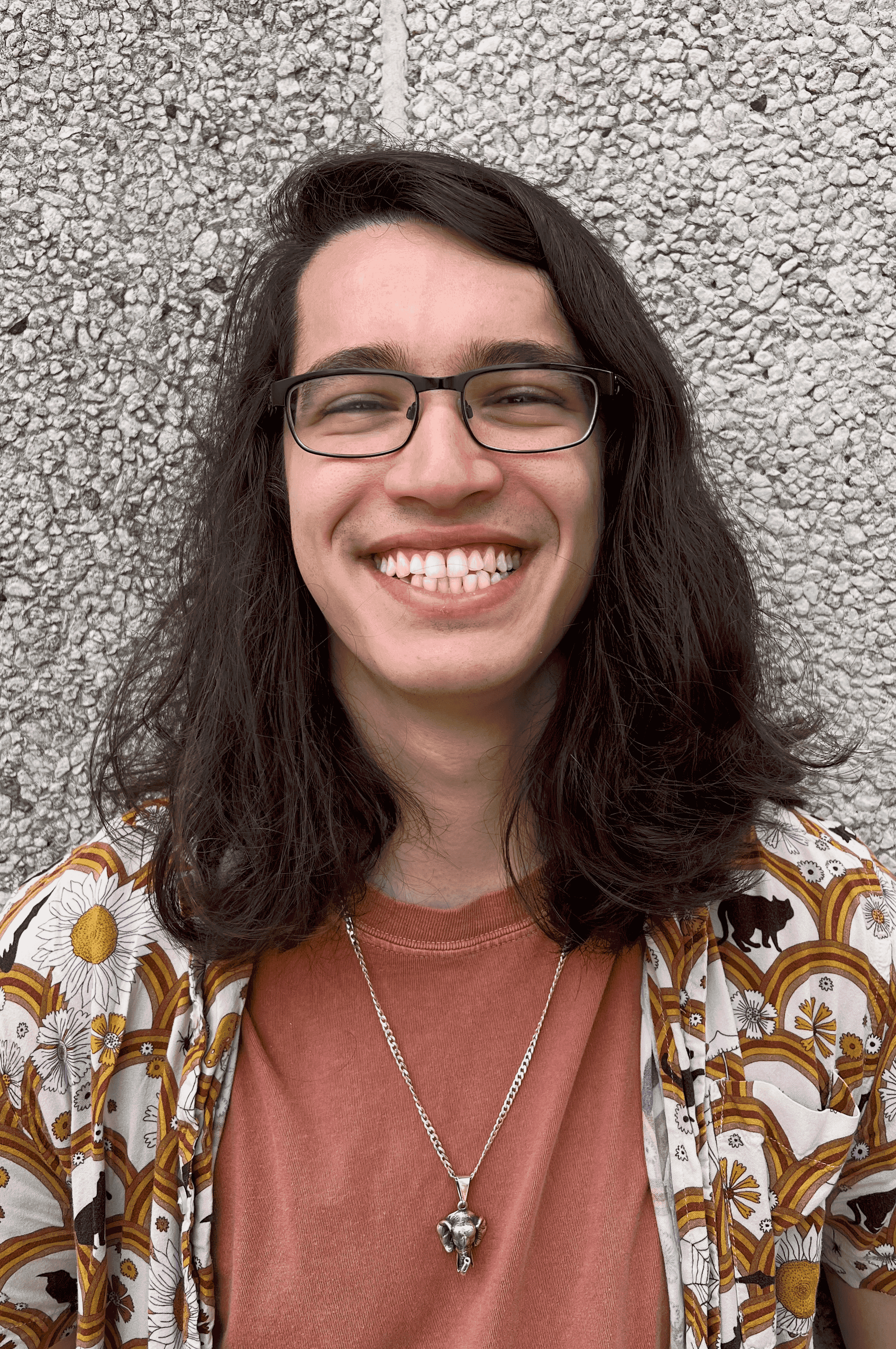 Me smiling.