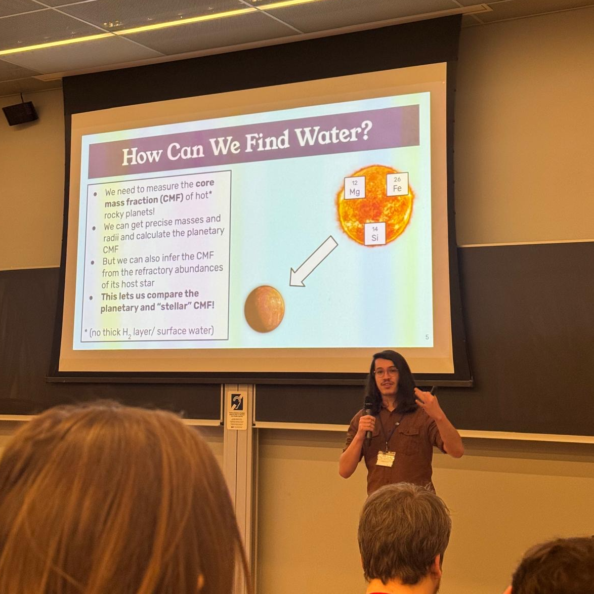 Me presenting at a conference.